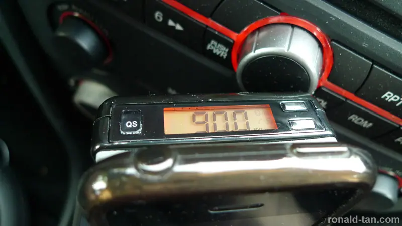 AllKit Cigarette Mount Holder and Charger with Full Range FM Transmitter for iPhone and iPod