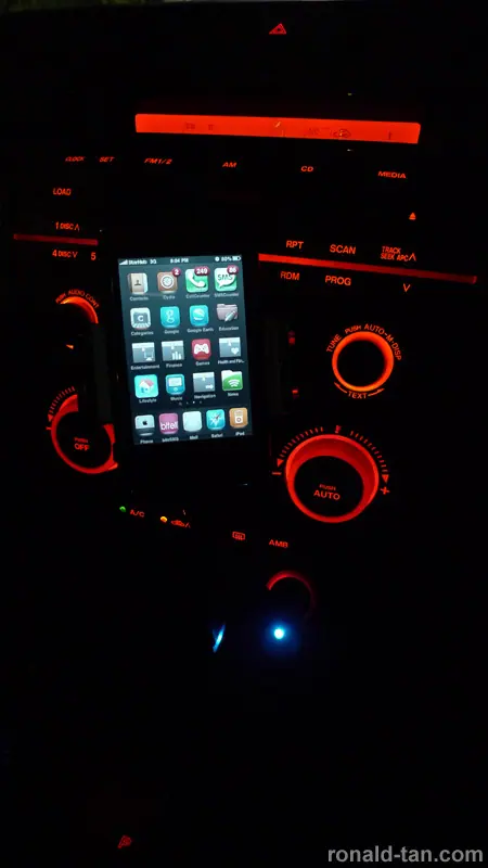AllKit Cigarette Mount Holder and Charger with Full Range FM Transmitter for iPhone and iPod